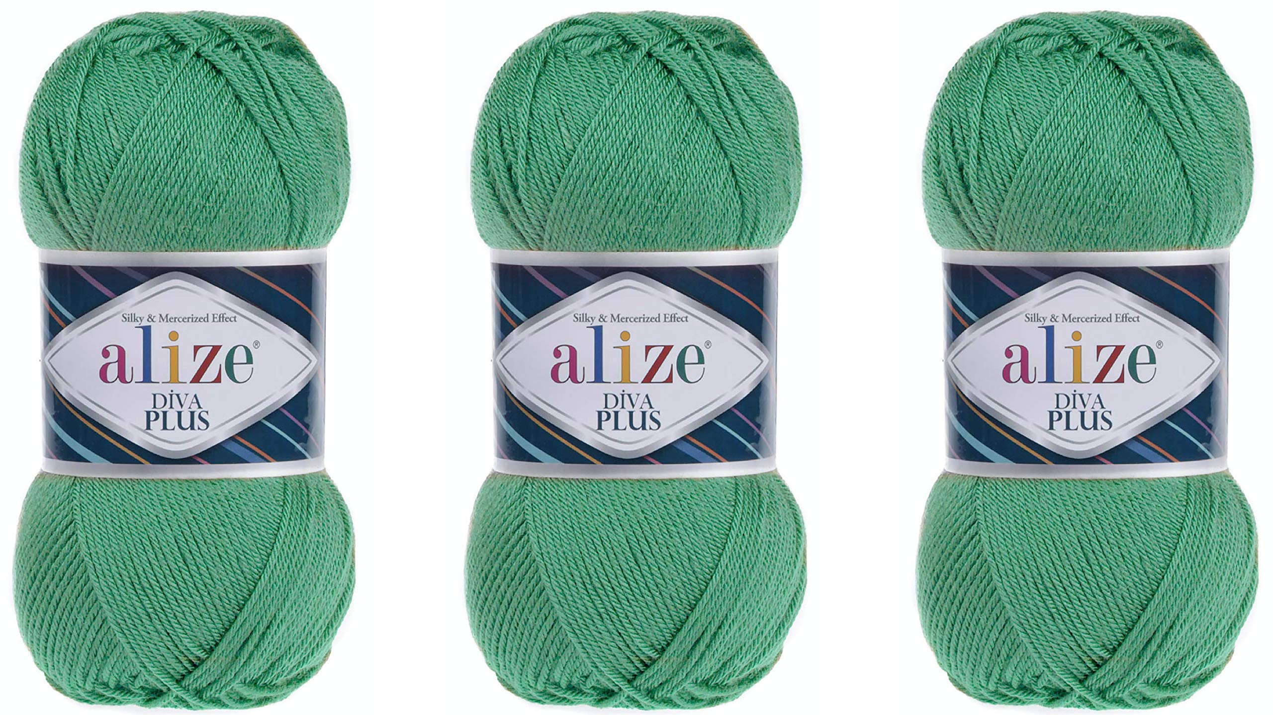 Amazon.com: Alize Diva Plus Silk 100% Microfiber Acrylic and